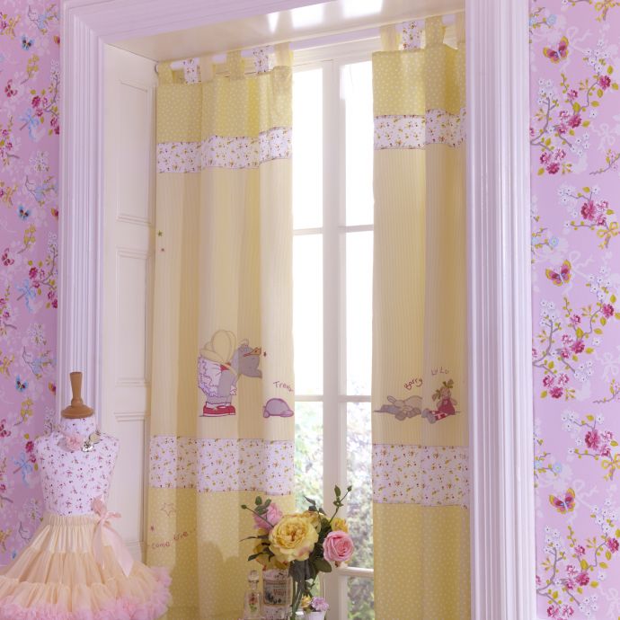 Baby room curtains