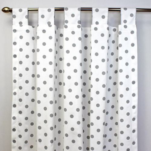 polka dot curtains