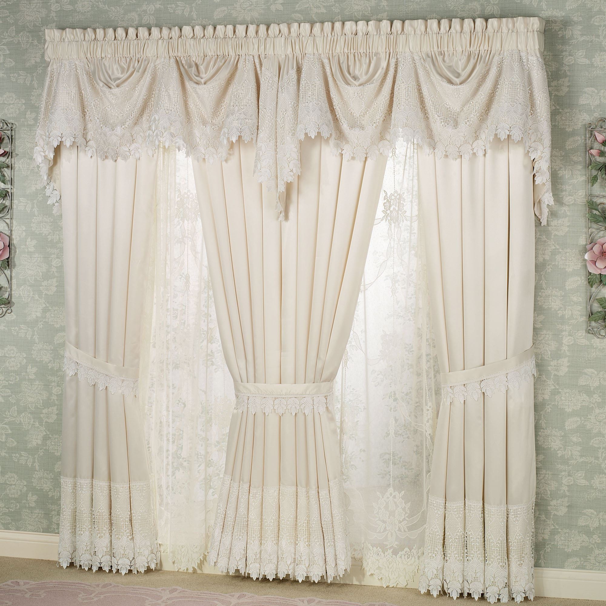 lace curtains